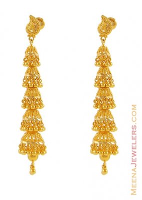 Earring with multi chandelier ( Long Earrings )