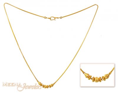 22Kt Gold Fancy Chains ( 22Kt Gold Fancy Chains )