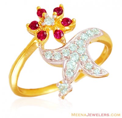 Beautiful 22K Gold Ladies Ring ( Ladies Signity Rings )