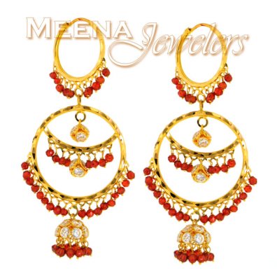22Karat Gold Earrings Hoop Style ( Hoop Earrings )
