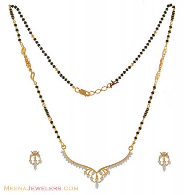 Gold Mangalsutra Set (Star Signity) ( Gold Mangalsutra Sets )