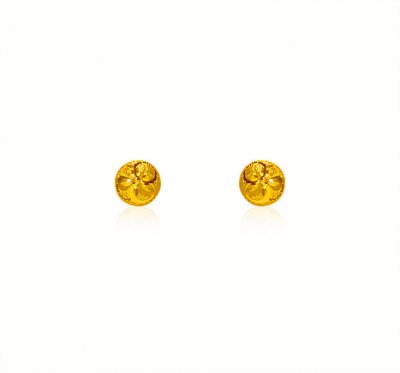 22 kt Gold Earings ( 22 Kt Gold Tops )