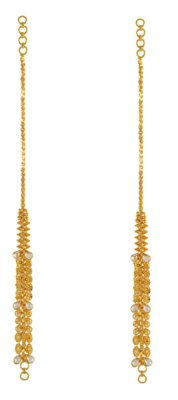 22kt Ear Chain ( Gold Ear Chains )