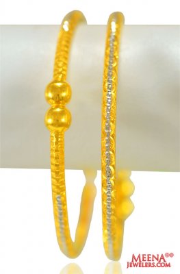 22 kt Gold Bangles (2 pcs) ( Gold Bangles )