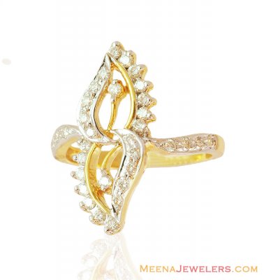 Fancy Diamond Ring 18K ( Diamond Rings )