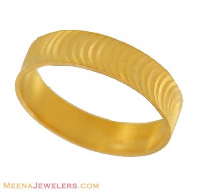 22Kt Gold fancy Band ( Wedding Bands )