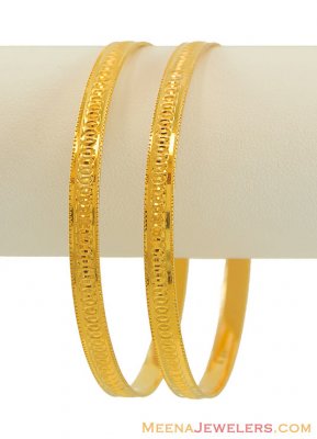 22Kt Yellow Gold Bangles ( Gold Bangles )