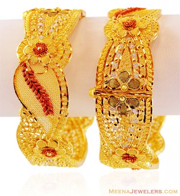 Three Tone Gold Kada ( Kadas )