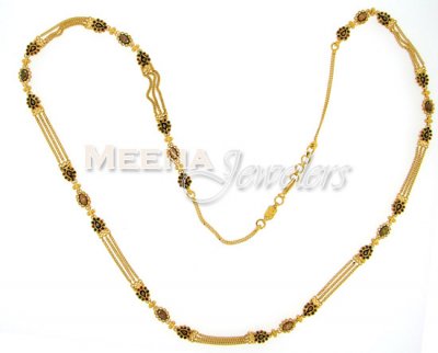 22 Kt Gold Fancy Long Chain ( 22Kt Gold Fancy Chains )
