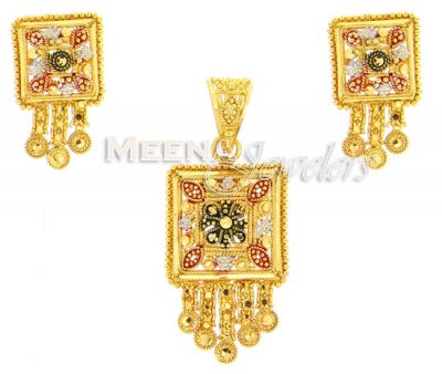 22 Kt Gold Pendant Sets ( Gold Pendant Sets )