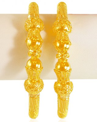 22 Karat Gold Pipe Kadas 2 PCs ( Kadas )