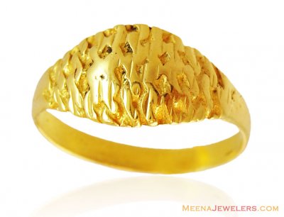 22k Fancy Gold Ring  ( Ladies Gold Ring )