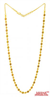 22K Gold Meenakari Layer Chain ( 22Kt Long Chains (Ladies) )