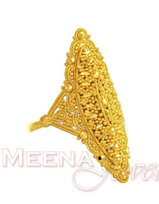 22Kt Gold Ladies Ring ( Ladies Gold Ring )