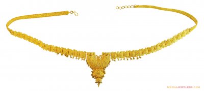 22K Gold Filigree Waist Belt  ( Gold Waist Belt )