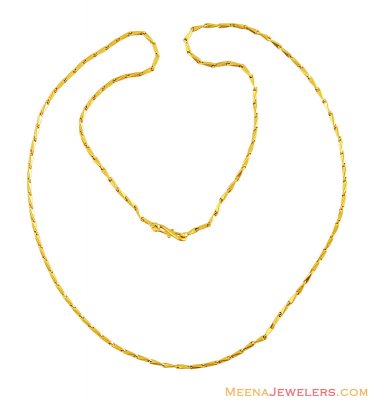 22Kt Gold Fancy Chain ( 22Kt Gold Fancy Chains )