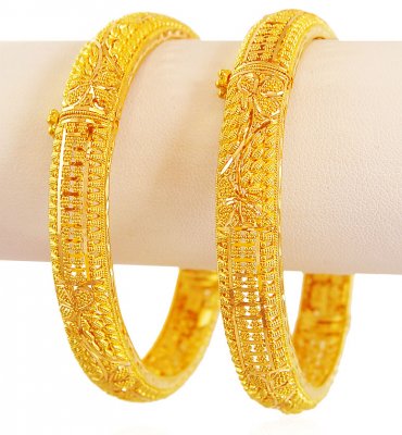 22K Gold Filigree Kada ( Kadas )