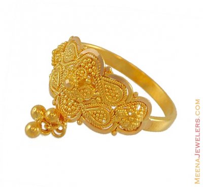 22Kt Gold Fancy Ring ( Ladies Gold Ring )