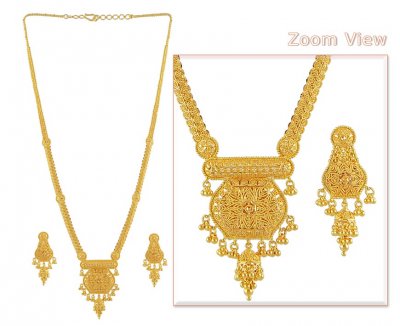 22Kt Gold Patta Set ( Bridal Necklace Sets )