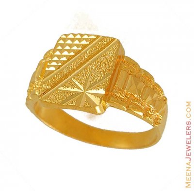 22K Gold Mens Ring ( Mens Gold Ring )