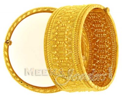 22 Kt Gold Filigree Work Kadas ( Kadas )