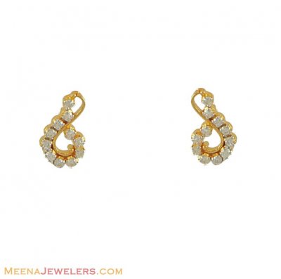 18kt Diamond Earrings ( Diamond Earrings )