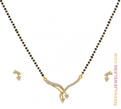 Fancy Mangalsutra Set (22k) ( Gold Mangalsutra Sets )