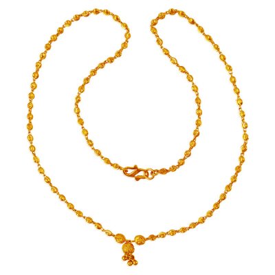 Gold Dokia Ladies Chain 22kt ( 22Kt Gold Fancy Chains )