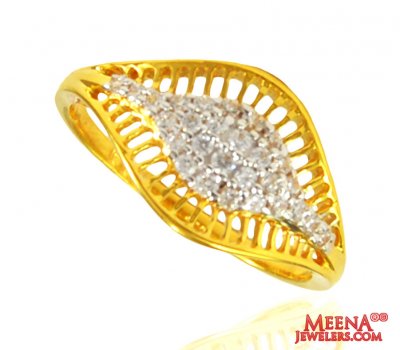 22K Gold Ladies Signity Ring ( Ladies Signity Rings )