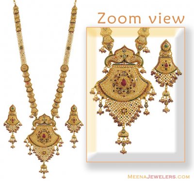 22K Bridal Necklace Set ( Bridal Necklace Sets )