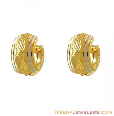 22k White Rhodium Earrings ( Clip On Earrings )