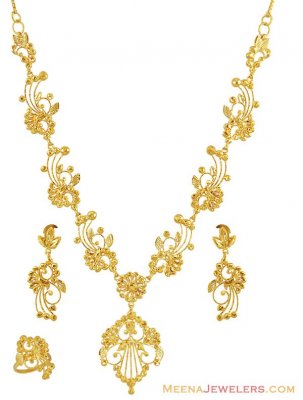 22K Designer Necklace Set ( 22 Kt Gold Sets )