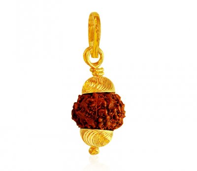 22k Gold Rudraksha Pendant ( Ganesh, Laxmi and other God Pendants )