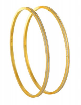 22Kt Gold 2 Tone Bangles ( Two Tone Bangles )