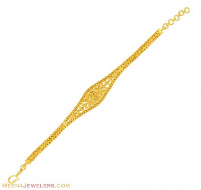 22K Indian Filigree Bracelet ( Ladies Bracelets )