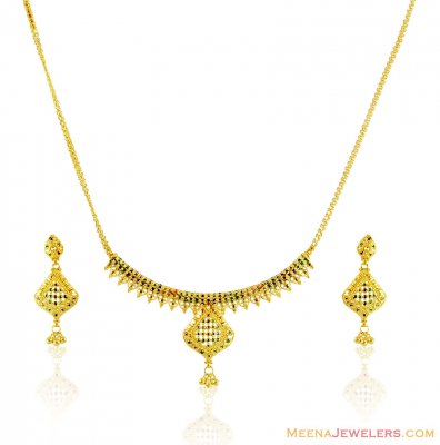 Fancy Meenakari Light Set 22k Gold ( Light Sets )