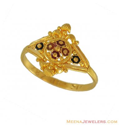 Indian Gold Ring (22 Karat) ( 22Kt Baby Rings )