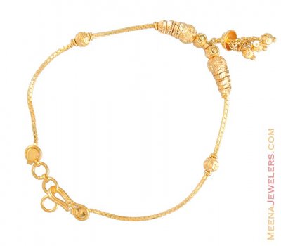 22K Gold Fancy Bracelet ( Ladies Bracelets )