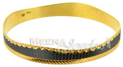 22 Kt Gold Twotone Bangle ( Two Tone Bangles )