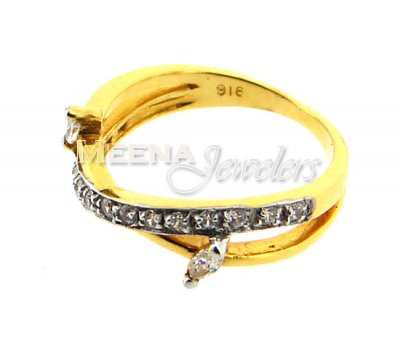 22 Kt Gold Ladies Signity Rings ( Ladies Signity Rings )