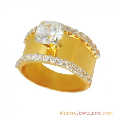 22k Exclusive Solitaire Stone Ring ( Ladies Signity Rings )