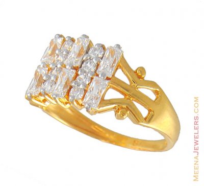 22kt Gold Signity Ring ( Ladies Signity Rings )