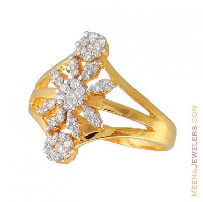 Gold Signity Ring ( Ladies Signity Rings )