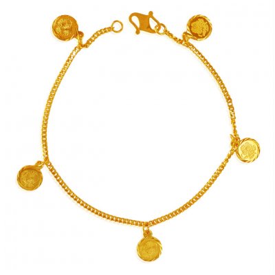 22 Karat Gold Ginni Bracelet ( Ladies Bracelets )