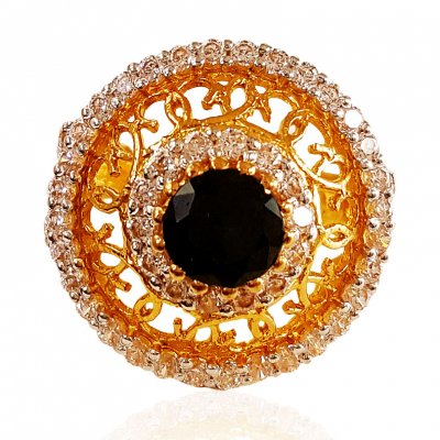 22K Gold Precious Stone Ring ( Ladies Rings with Precious Stones )