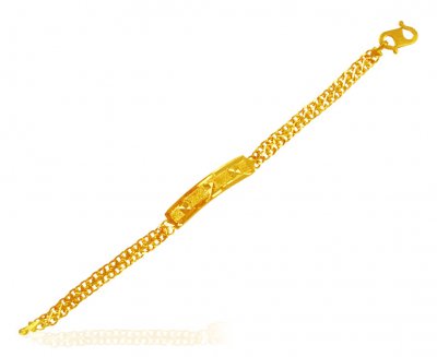 22karat Gold Fancy Baby Bracelet ( 22Kt Baby Bracelets )