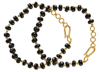 22k Holy Beads Baby Bracelet ( Black Bead Bracelets )