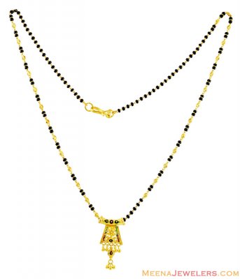 Fancy Meena Mangalsutra 22K ( MangalSutras )