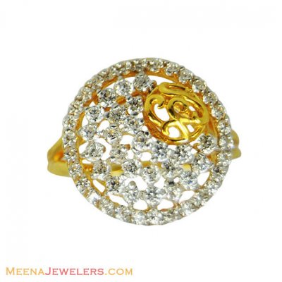 22K Cz Ring ( Ladies Signity Rings )