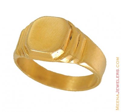 22K Gold Ring (mens) ( Mens Gold Ring )